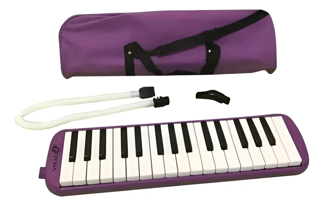 Vitale Qm32a1-pu Melodica 32 Teclas Estuche Morada Maguera Color Lila