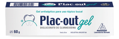 Bernabó Plac-out Gel Antiseptico Bucal X 60g