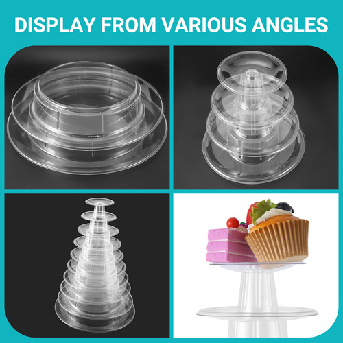// Expositor De Macarrones Con Forma De Torre De 10