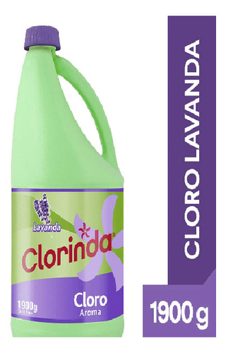 Cloro Tradicional Clorinda  1.9l, Lavanda (4uni)super