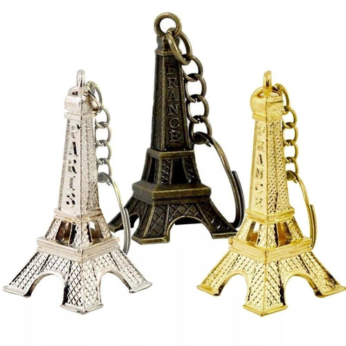 60 Chaveiro Torre Eiffel França Paris Metal Decoração Festa