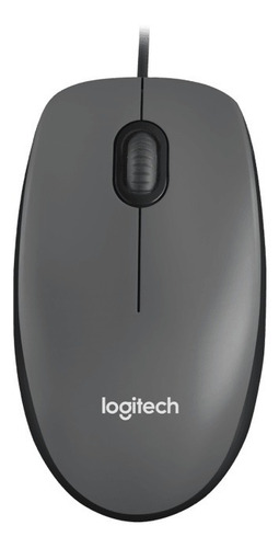 Mouse Logitech M100 C/fio Usb Optico Preto