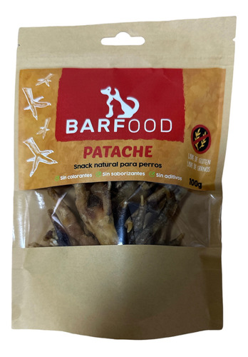 Barfood Patache Patas Deshidratadas De Pollo Para Perro 100g