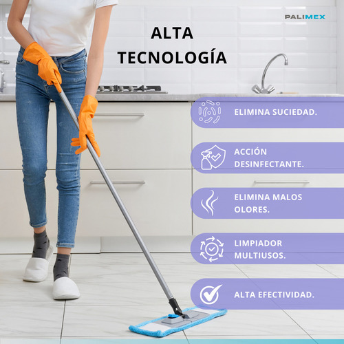 Palimex Limpiador Multiusos Lavanda Suciedad Y Grasa 3.7lt - Aroma de larga duración