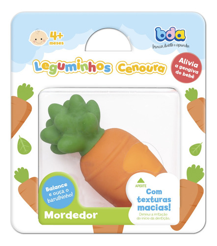Mordedor Leguminhos - Cenoura