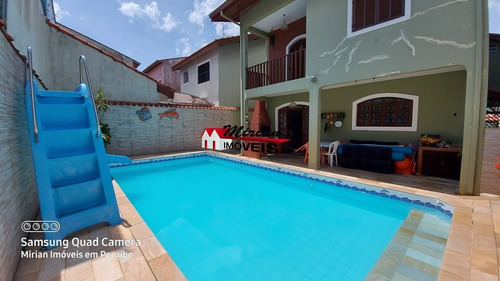 Imagem 2 de 26 de Sobrado 4 Dormitórios Sendo 2 Suites, 200 Metros Da Praia Em Peruibe Com Piscina - Ca01489 - 69289259