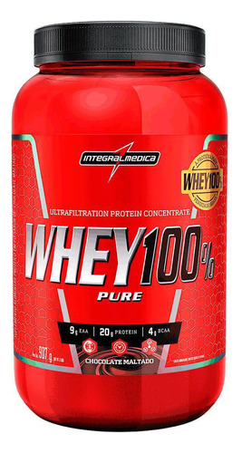 Whey Protein 100% Pure 907g - Integralmedica