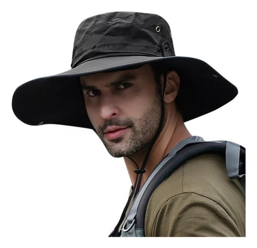 . Gorra De Pescador Con Protector Solar Y Sombrero De Ala