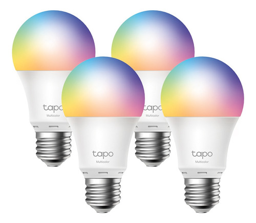 Foco Tp-link Tapo L530e (4-pack) Smart Wi-fi Bulb Multicolor