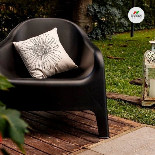 Imagen 2 de 6 de Sillón De Jardín Skarpo Negro | Contado