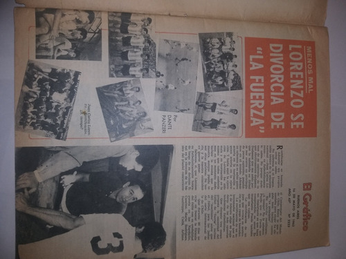 Revista El Gráfico Luis Nicolao 16 De Mayo 1962 Record