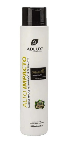Shampoo Alto Impacto Reconstrutora 500ml Adlux + Brinde