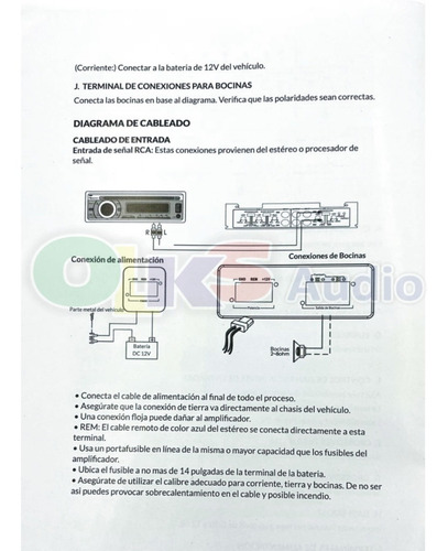 Imagen 8 de 8 de Amplificador De 4 Canales Clase A/b De 450 Watts Rms A 4 Ohm X 2, 1100 Watts Maximons Rock Series Modelo: Rks-p110.4