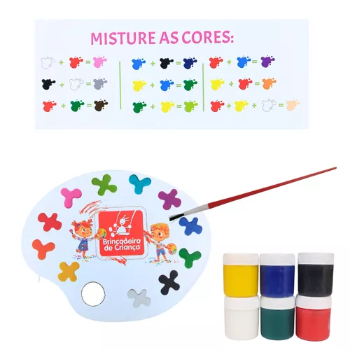 Kit De Pintura Em Madeira Infantil Com Desenhos Unicórnio - Nig