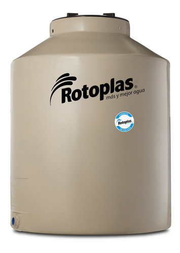 Tanque de agua Rotoplas Cuatricapa vertical polietileno 1100L de 1.4 m x 1.1 m