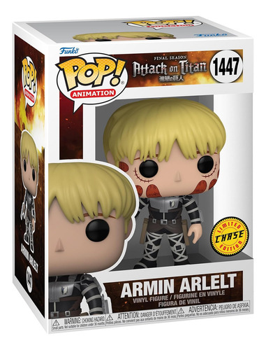 Figura De Acción Funko, De Attack On Titan, Armin Arlert