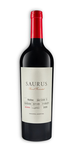 Vino Saurus Barrel Fermented Malbec 750ml Familia Schroeder