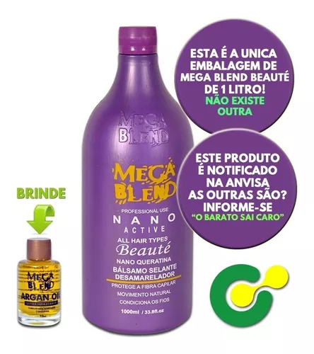 Mega Blend Óleo de Argan Oil Ultra Hidratante - iBella Cosméticos