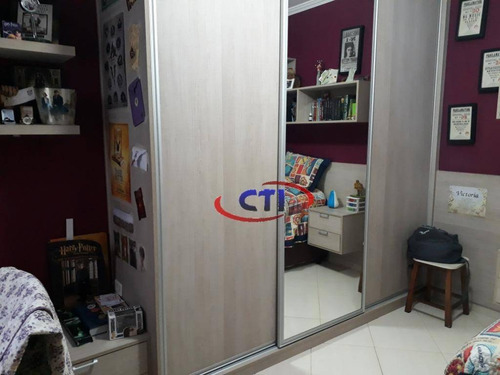 Imagem 27 de 30 de Sobrado Com 3 Suítes À Venda, Por R$ 695.000 - Vila Scarpelli - Santo André/sp - So0482