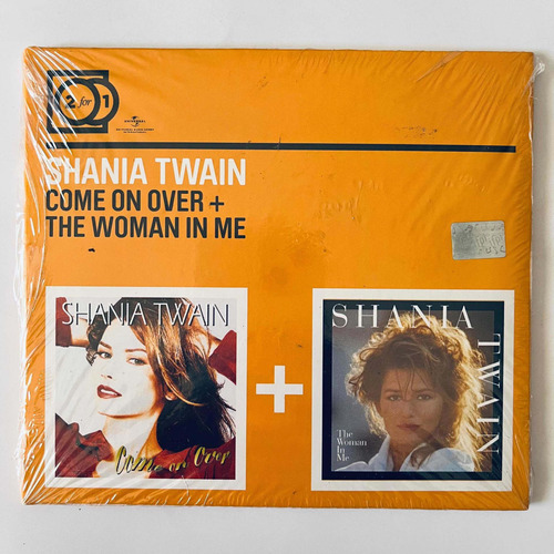 Shania Twain - Come On Over + The Woman In Me Cd Doble Nuevo