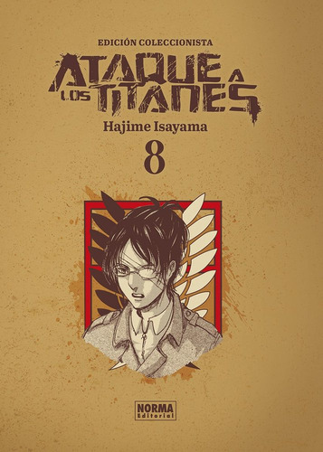 Ataque a los Titanes Ed Integral 08 de Isayama Hajime Editorial Norma Editorial Tapa Dura
