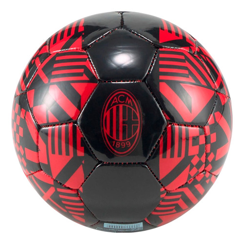 Mini Bola Puma Campo Ac Milan Future Ubd Unissex - Preto E V