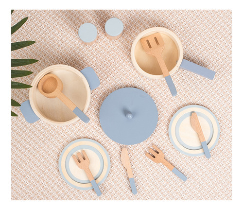 Juego De Utensilios De Cocina Para Niños De 13 Piezas