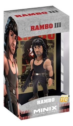 Minix Figura Coleccionable Rambo Movies 110 Mego Rambo 3