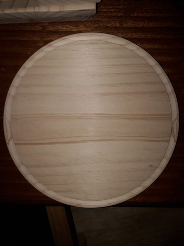 Plato De Madera 30cm