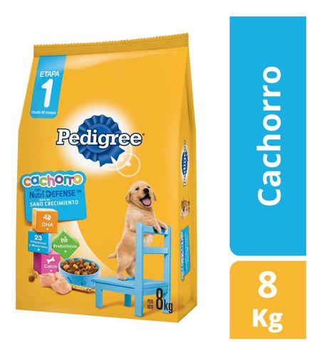 Imagen 1 de 2 de Pedigree Perro Cachorro 8 Kg Con Snacks