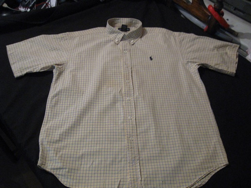 Camisa Polo De Ralph Lauren Talla S Manga Corta A Cuadrille