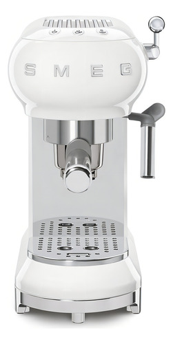 Cafeteira Smeg 50's Retro Style ECF01 automática white expresso 127V