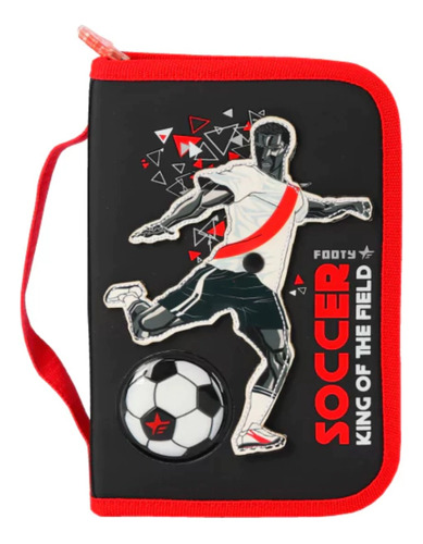 Cartuchera Footy Desplegable Futbol F22024 Niño Colegio