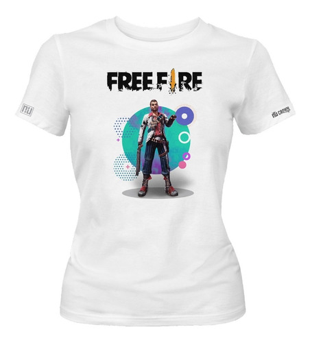 Camiseta Garena Free Fire Battleroyal Dama Mujer Idk