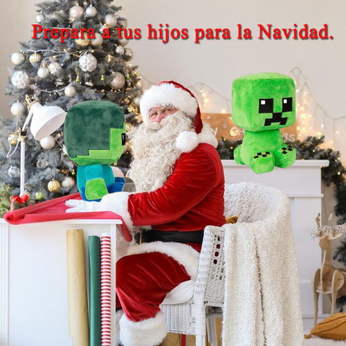 2piezas De Creeper Minecraft Calidad Superior Peluche