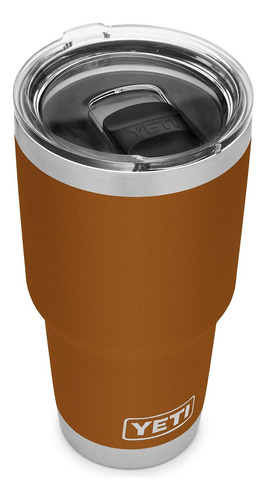 Vaso Yeti De Acero Inoxidable, Con Tapa, 890 Ml, Arcilla