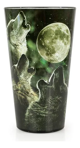 16oz Pack Official Wolf Pack Howling En El Regalo De Novedad