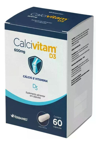 Herbamed Calcivitam D3 60 Cápsulas