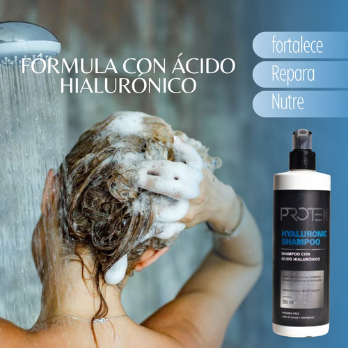 Protek Shampo Con Ácido Hialurónico 360ml
