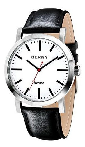 Reloj De Ra - Berny Mens Wristwatch, Classic Simple Business