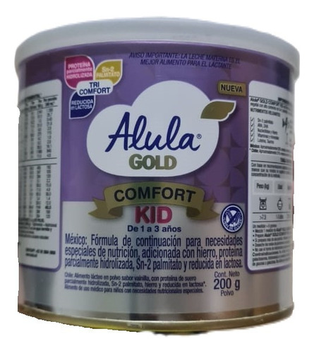 Alula Gold Confort Kid Pack 4 Latas De 200grs