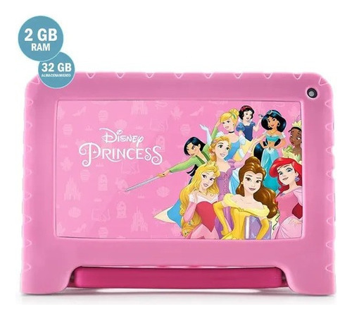 Tablet Kid Princesas 7 Pulgadas 32gb Multilaser Kanata 