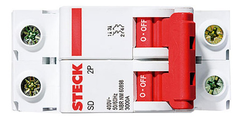 Kit C/5 - Disjuntor Steck Din Bipolar 16a Sd62 C 3ka