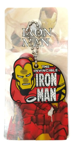 Marvel Comics Iron Man Llavero Protector De Llaves En Goma