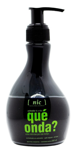 Nic Que Onda Crema Peinar Activador De Rulos Vegano 250ml 3c