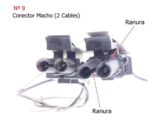 Conector Automotriz Tipo: Macho 2 Cables  (9)