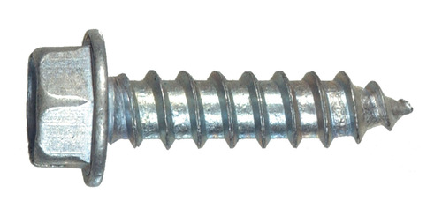 Tornillo Chapa Metal Ranurada Cabeza Arandela Hexagonal 12 X