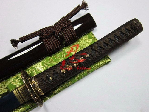Imagem 4 de 9 de Katana Aço Carbono Aisi 1095 Afiada Corte Tameshigiri
