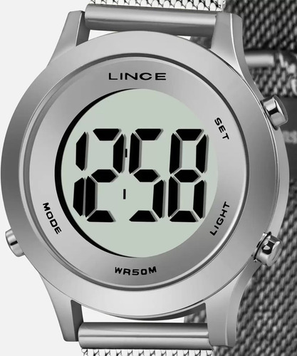 Imagem 1 de 9 de Relógio Feminino Digital Lince Sdph111l Bxsx