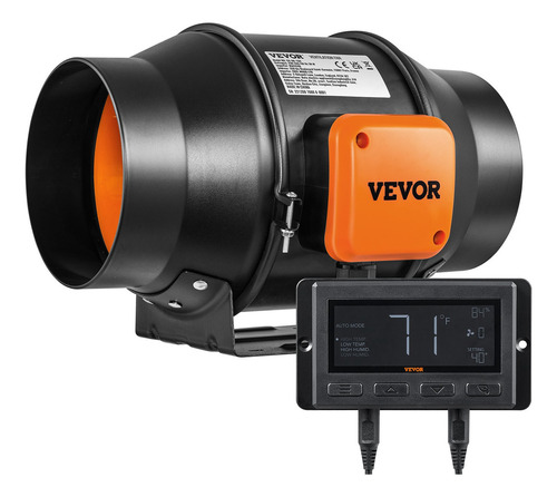 Ventilador De Conducto En Línea 6 Pulgadas Vevor